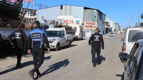 Kepez'de Hurdacılar Sitesi Denetimi