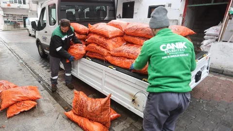 Canik'te Yakacak Desteği Uygulaması