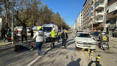 Eskişehir'de Elektrikli Bisiklet Kazası