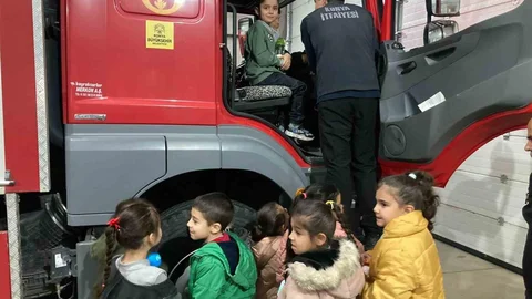 Konya'da Öğrenciler Yangın Eğitimi Aldı