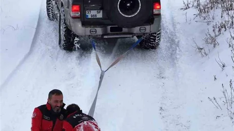 Kastamonu'da Lastikle Kayma Etkinliği