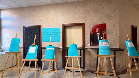 Türk Alfabeleri Denizli'de Sergilendi