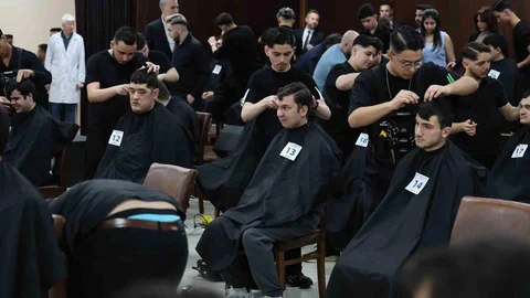 Bağcılar'da Kuaför Yarışması Düzenlendi