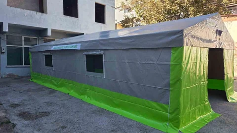 Sazlı Mahallesi'ne Taziye Çadırı Kuruldu