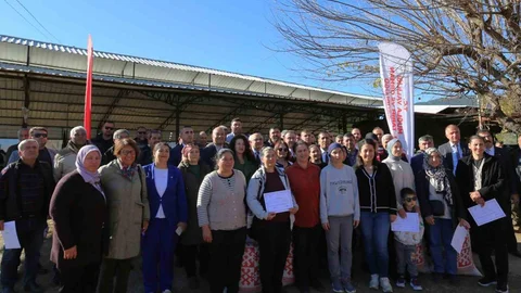 Ortaca'da Süt Sığırcılığı Sertifikaları Verildi