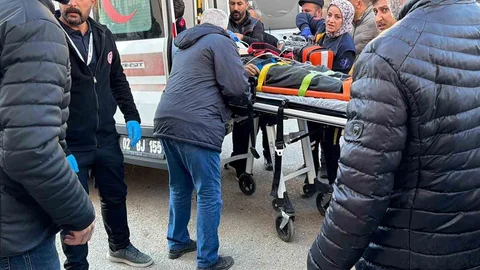 Adıyaman'da Traktör Devrildi