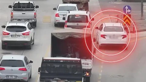 Gaziantep'te Şerit İhlali Ceza Uygulaması