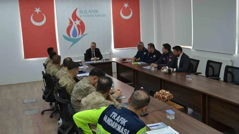 Bulanık'ta Güvenlik Toplantısı Yapıldı