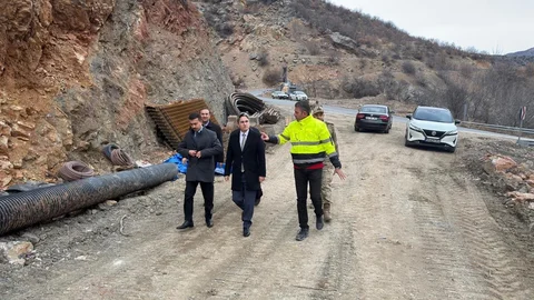 Erzincan'da Yıllardır Süren Yol Çalışmaları