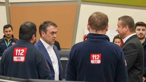 Bilecik'te Acil Çağrı Merkezine Ziyaret