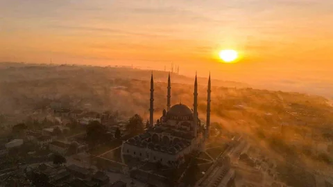 Selimiye Camii'nin Kartpostallık Görüntüsü