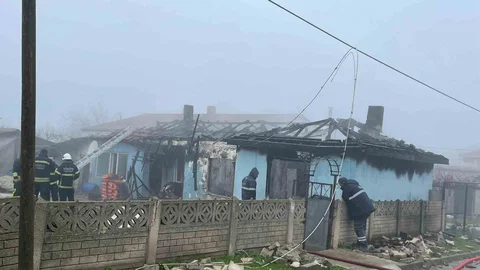 Muratlı'da Ev Yangını Oluştu