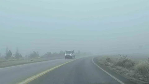 Çorum'da Yoğun Sis Etkili Oluyor