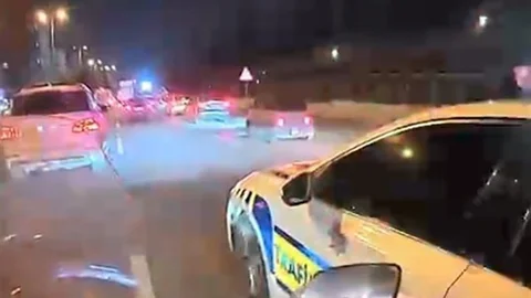 Ankara'da Ambulansa Motosikletli Yardım