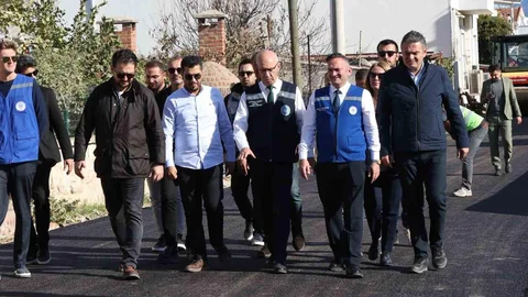 Datça'da Yenilenen Yollar Konforu Artırıyor