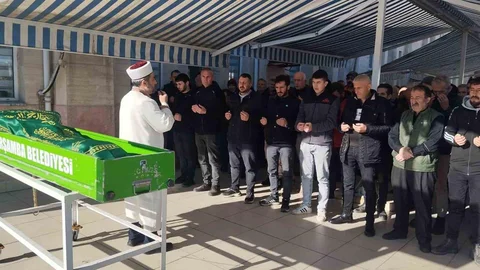 Samsun'da Yangında Hayatını Kaybeden Defnedildi