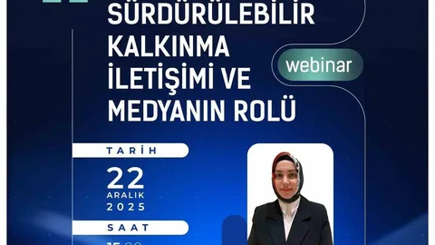 Samsun'da Sürdürülebilir Kalkınma Webinarı