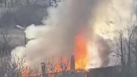 Çankırı'da Kulübe Yangını