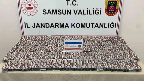Samsun'da Uyuşturucu Hap Operasyonu