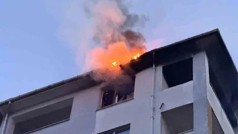 Edirne'de Yangın Paniği