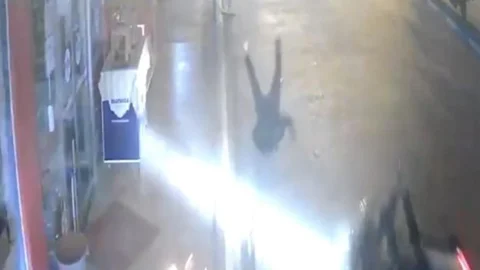 Osmaniye'de Motosiklet Kazası Görüntülendi