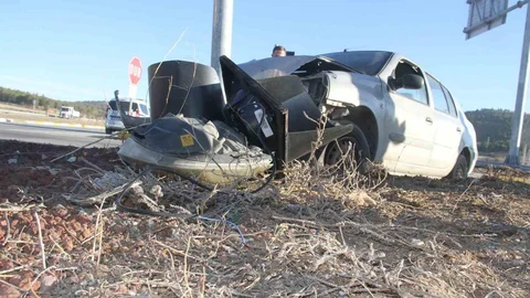 Konya'da Trafik Kazası: 2 Yaralı