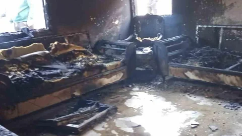 Reyhanlı’da Yanan Ev Kullanılamaz Hale Geldi