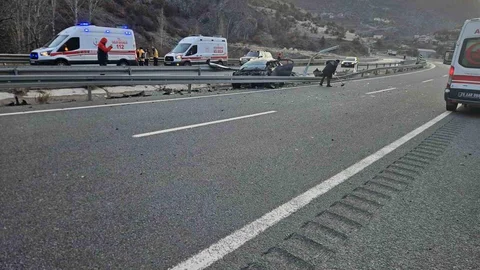 Gümüşhane'de Trafik Kazası Yaşandı