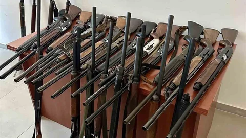 Bayburt'ta Av Tüfekleri Satışı Yapıldı