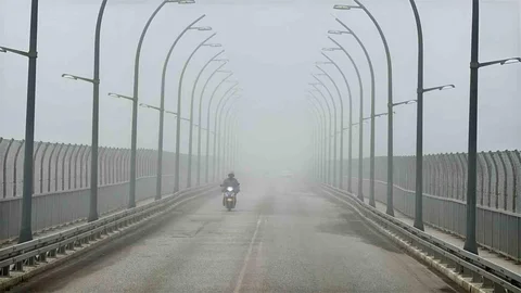 Karabük'te Görüş Mesafesi Düşüyor