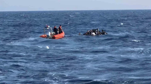 Aydın'da Düzensiz Göçmen Kurtarıldı