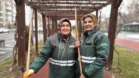 Kayseri'de Kadınların Temizlik Çabası