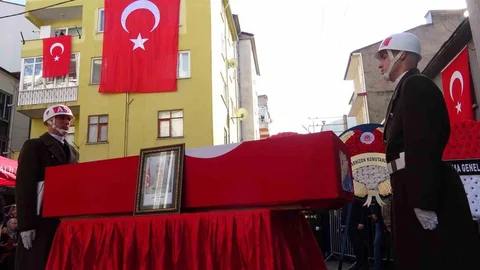 Giresun'da Askerin Cenaze Töreni Yapıldı