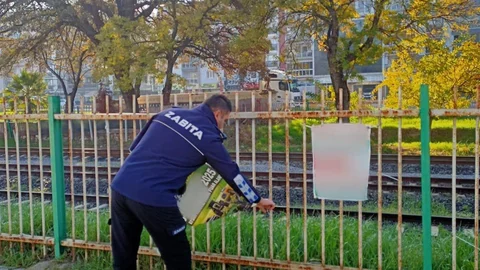 Germencik'te İzinsiz Afişlere Müdahale Yapıldı