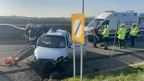 Tekirdağ'da Otomobil Kazası: 5 Yaralı