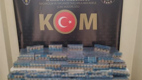 Erzurum'da Kaçak Sigara Operasyonu Yapıldı
