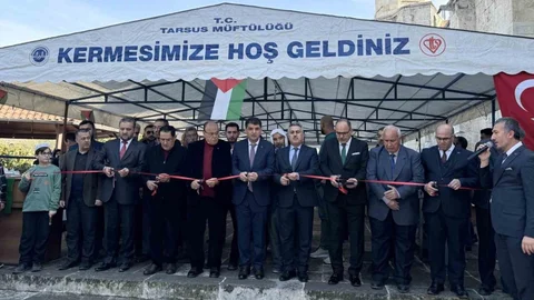 Tarsus’tan Gazze’ye Kardeş Eli: Ulu Camii’de Hayır Çarşısı Kuruldu