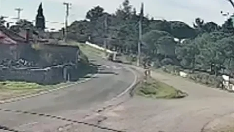 Çanakkale'de Trafik Kazası Görüntülendi