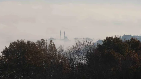 Sakarya'da Gün Doğumu ve Sis Manzarası