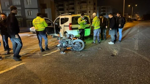 Sakarya'da Motosiklet Kazası
