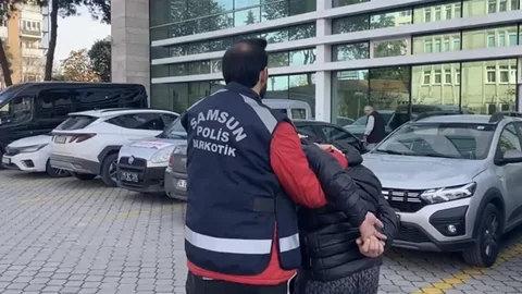 Samsun'da Uyuşturucu Suçundan Hükümlü Yakalandı