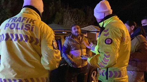 Burdur'da Ehliyetsiz Sürücü Ceza Aldı