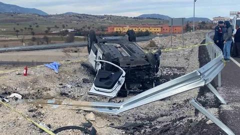 Denizli'de Trafik Kazası: 1 Ölü