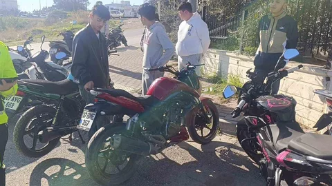 Antalya'da Motosiklet Kazası