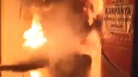 Elazığ'da Yangın Söndürüldü