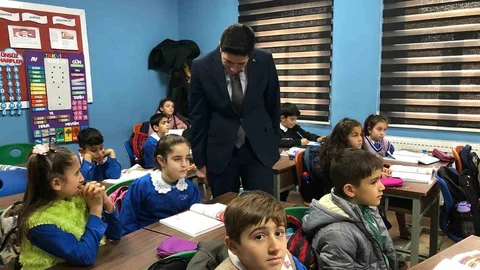Kaymakam Erdoğan'dan Köy Okullarına Ziyaret
