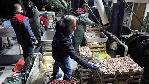 İğneada'da Su Ürünleri Denetimi Yapıldı