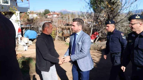 Tavas’ta Yangın Sonrası Konteyner Ev Desteği