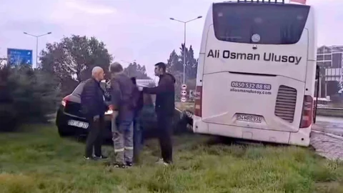 Aydın'da Yolcu Otobüsü Kazası