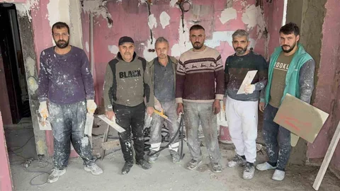 Samsun'da Yangın Sonrası Tamirat Devam Ediyor